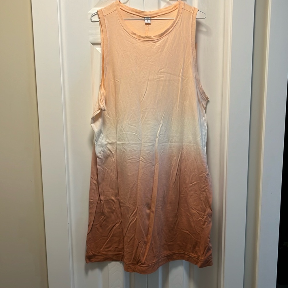 sunset ombré dress